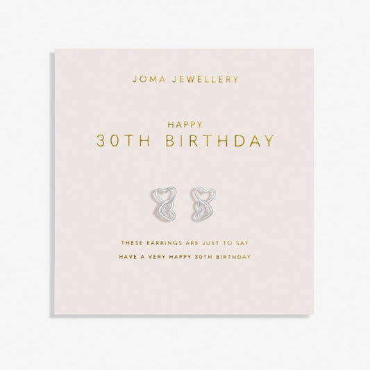 Joma ‘Happy 30th Birthday' Forever Yours Earrings