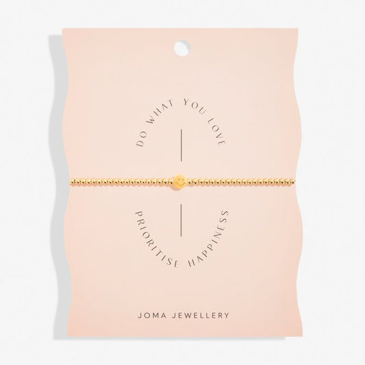 Joma Do What You Love Prioritise Happiness' Share Happiness Bracelet