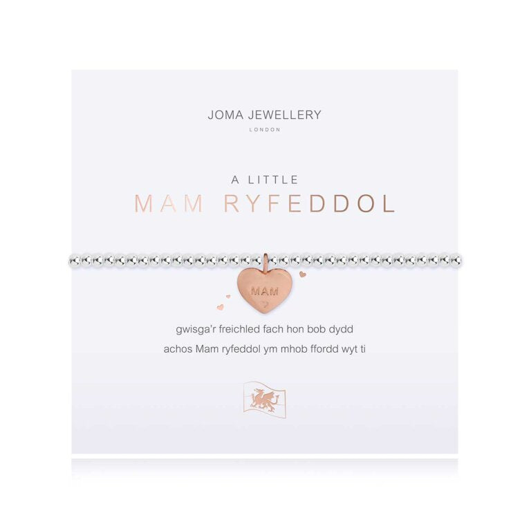 Joma A Little 'Wonderful Mam' Welsh Bracelet