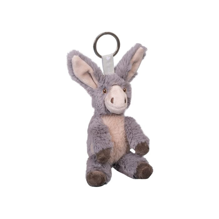 Jack Donkey Plush Keyring by Wrendale Designs