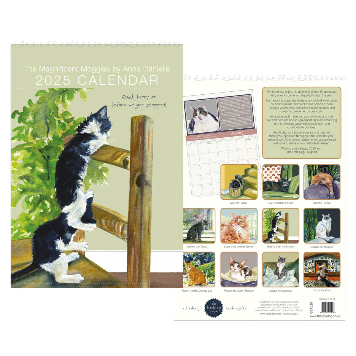 2025 Cat Calender Magnificent Moggies