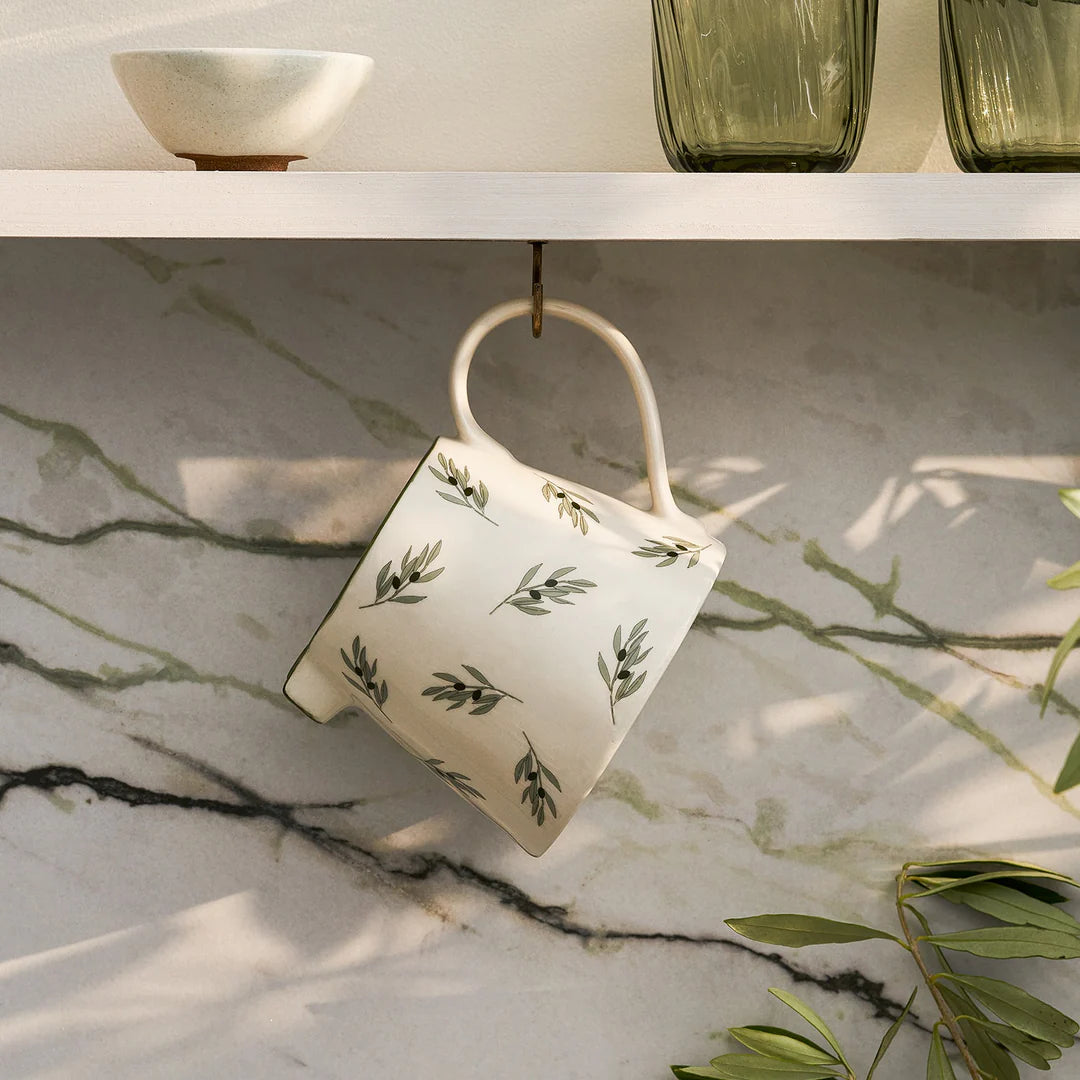Olive Large Stoneware Jug