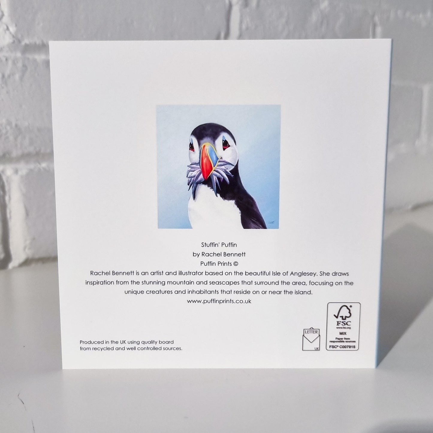 Stuffin’ Puffin Card