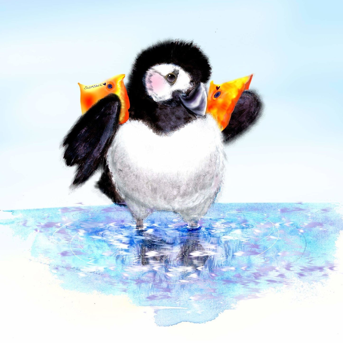 Paddlin’ Puffling Card