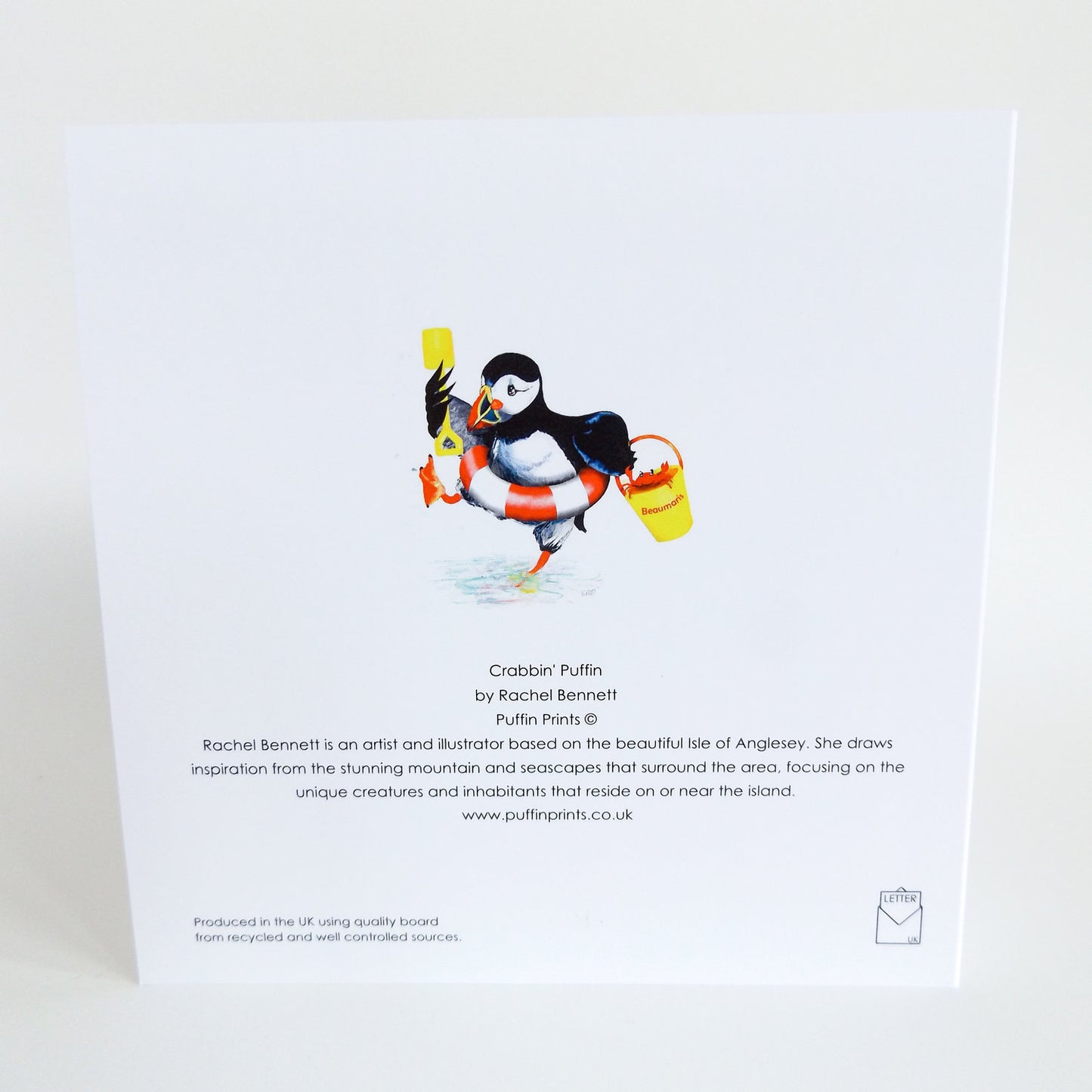 Crabbin’ Puffin Card