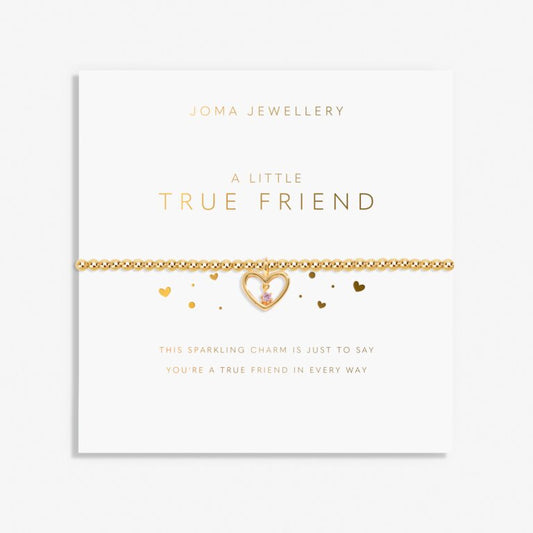 Joma A Little 'True Friend' Bracelet In Gold Plating