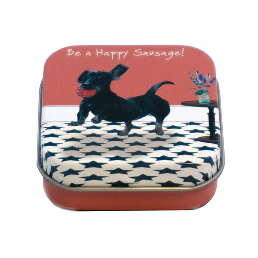 Mini Gift Tin - Dachshund Happy Sausage Dog