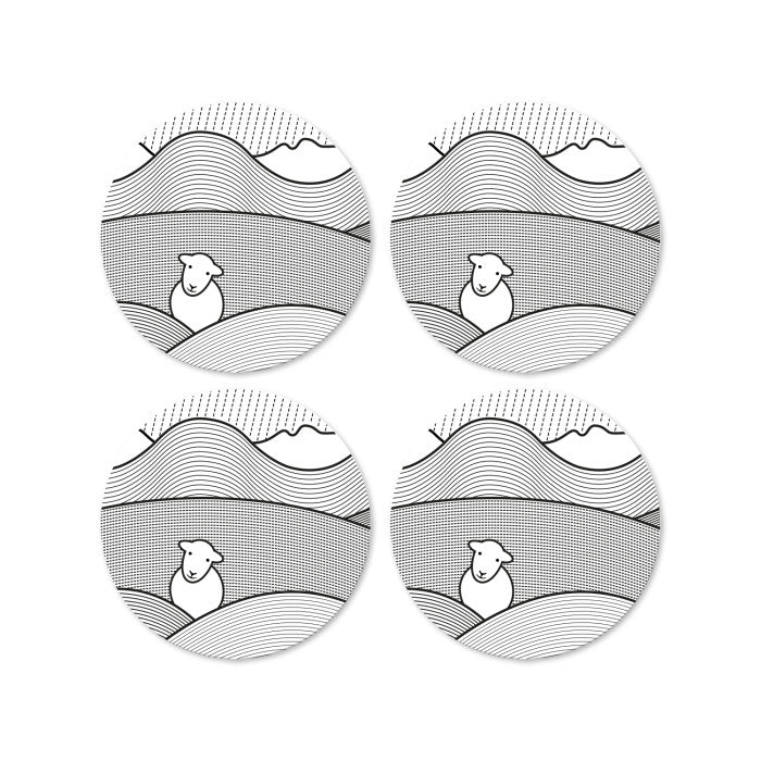 Herdy Line Coaster - Set of 4