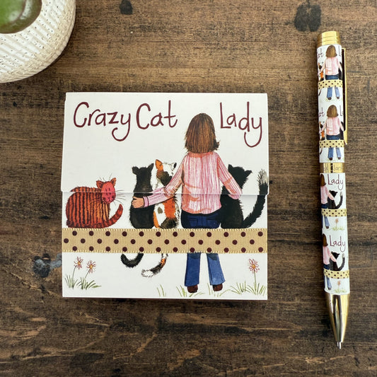 Crazy Cat Lady Magnetic Notepad