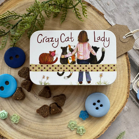 Crazy Cat Lady Small Rectangle Tin