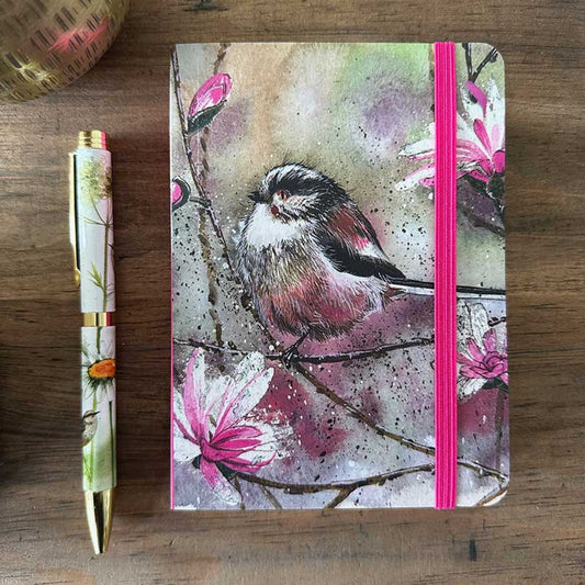 Long Tailed Tit Small Chunky Notebook