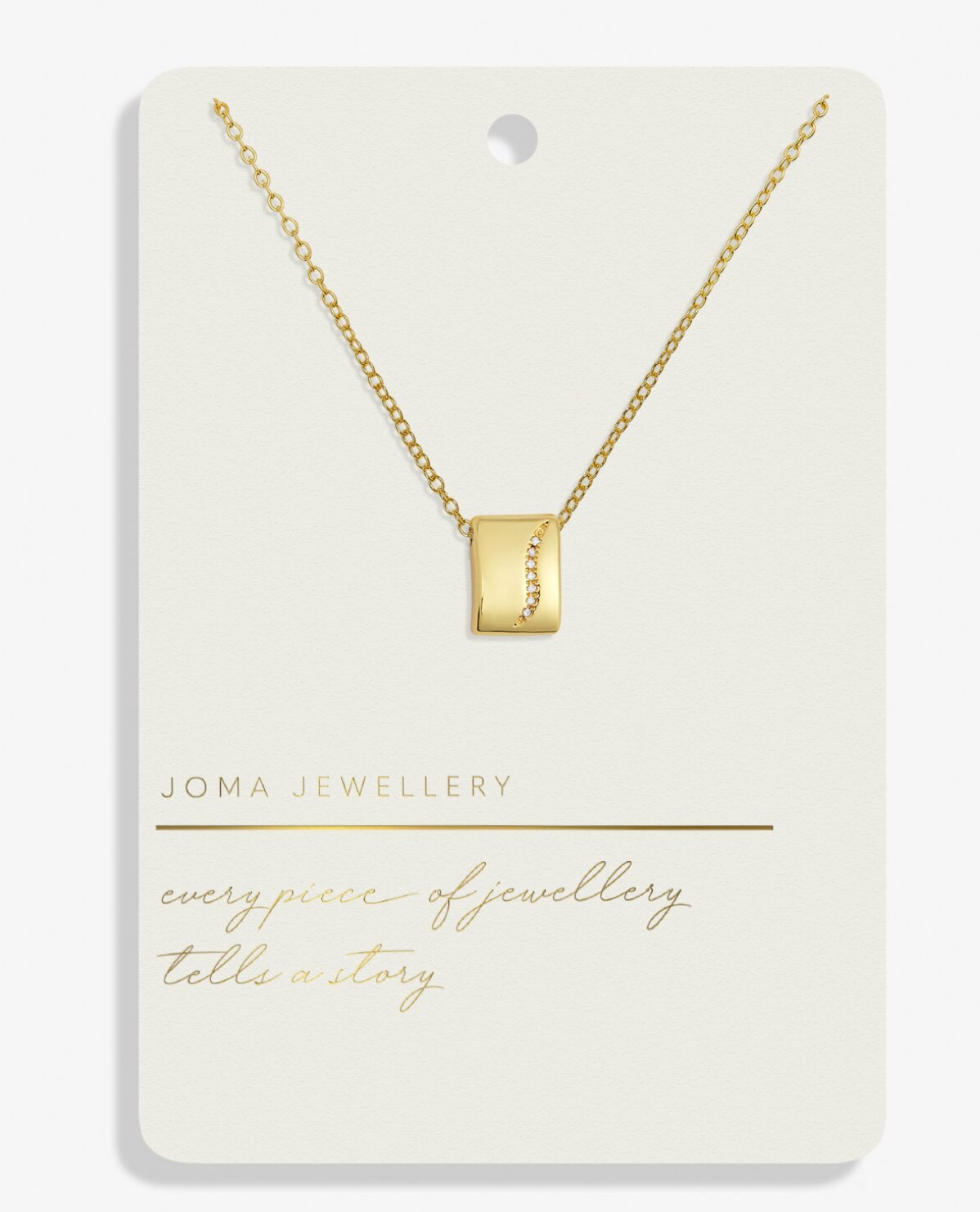Style Stories Pavé Tag Necklace