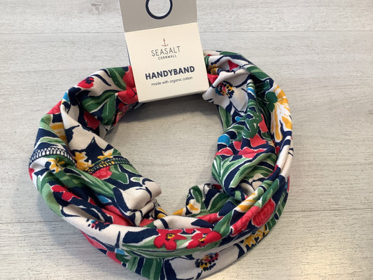 Seasalt Handyband Garden Flowers Night Organic Cotton