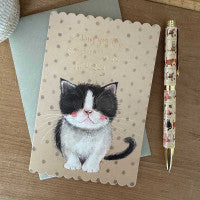 Alex Clark Kitten Birthday Card