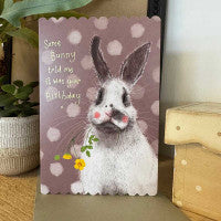 Alex Clark Rabbit and Buttercup Birthday Card