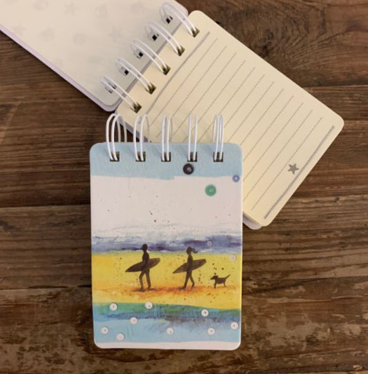 Surfers Small Spiral Bound Notepad