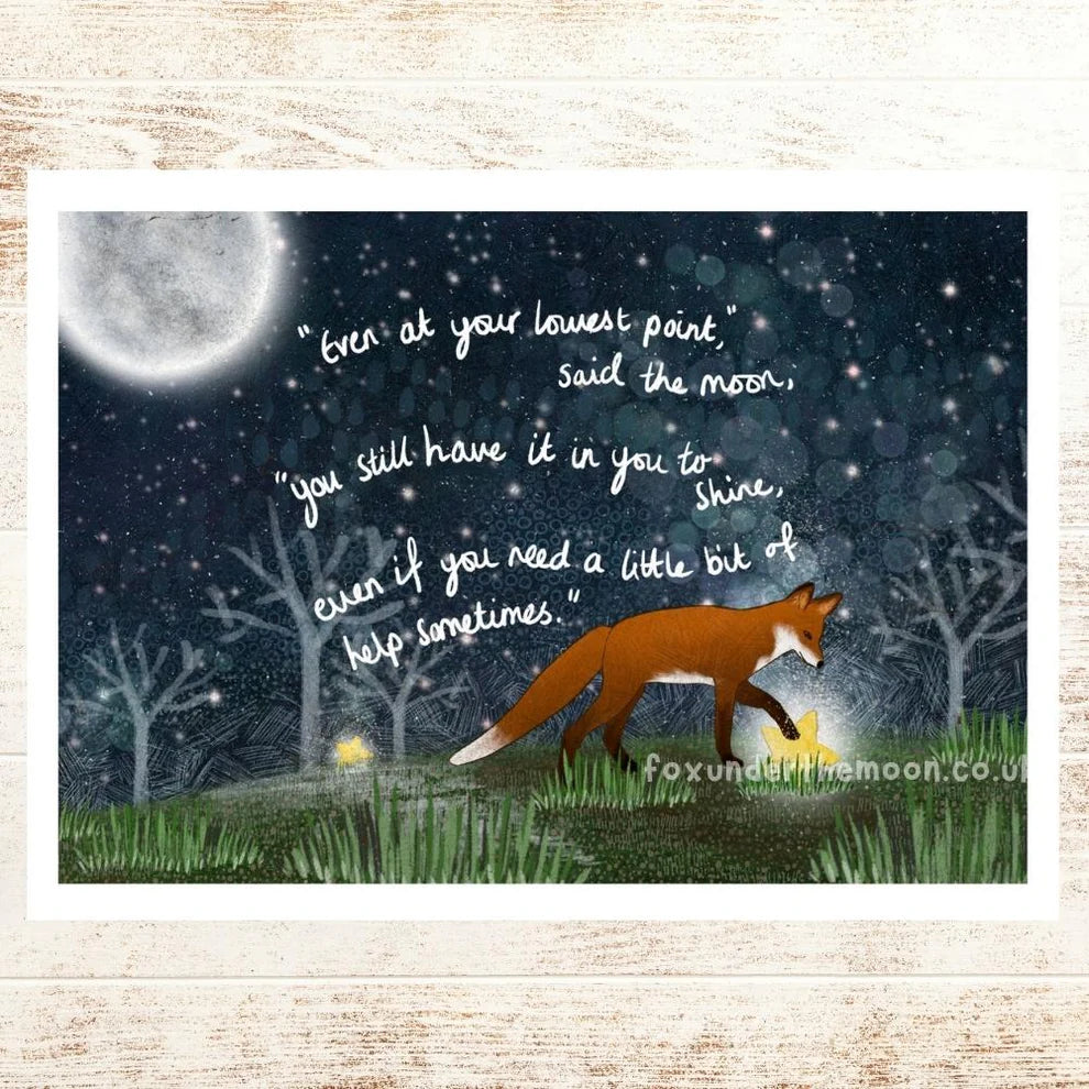 'Shine' Art Print By Fox Under the Moon