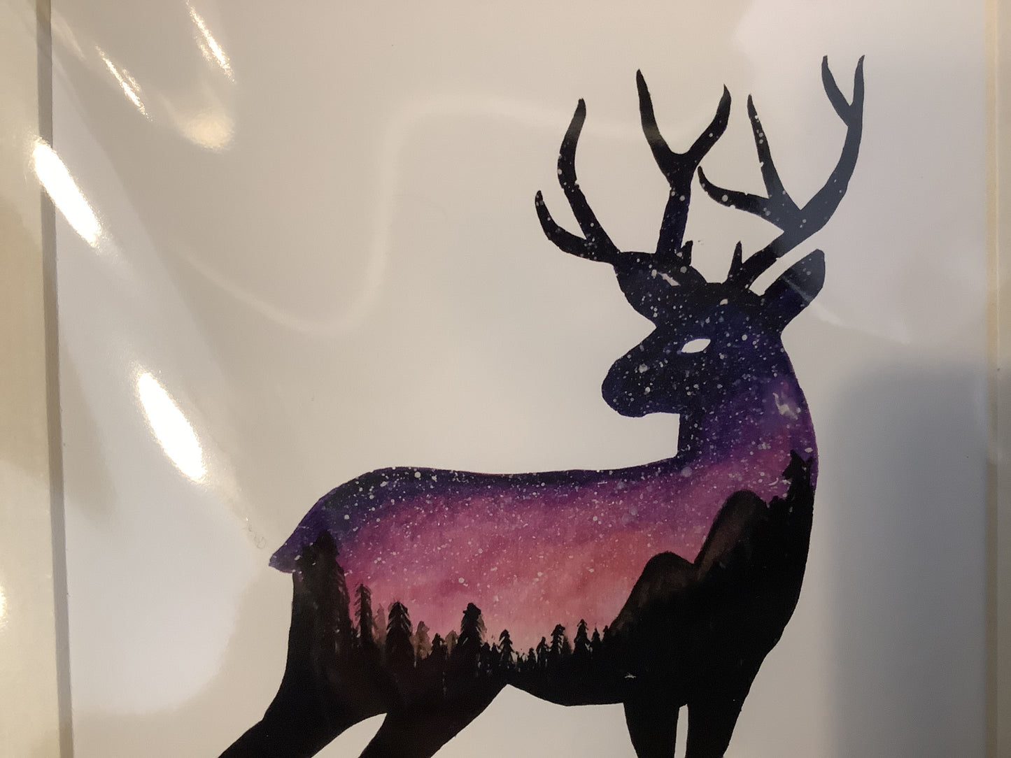 Stargazing Stag - Fine Art Print