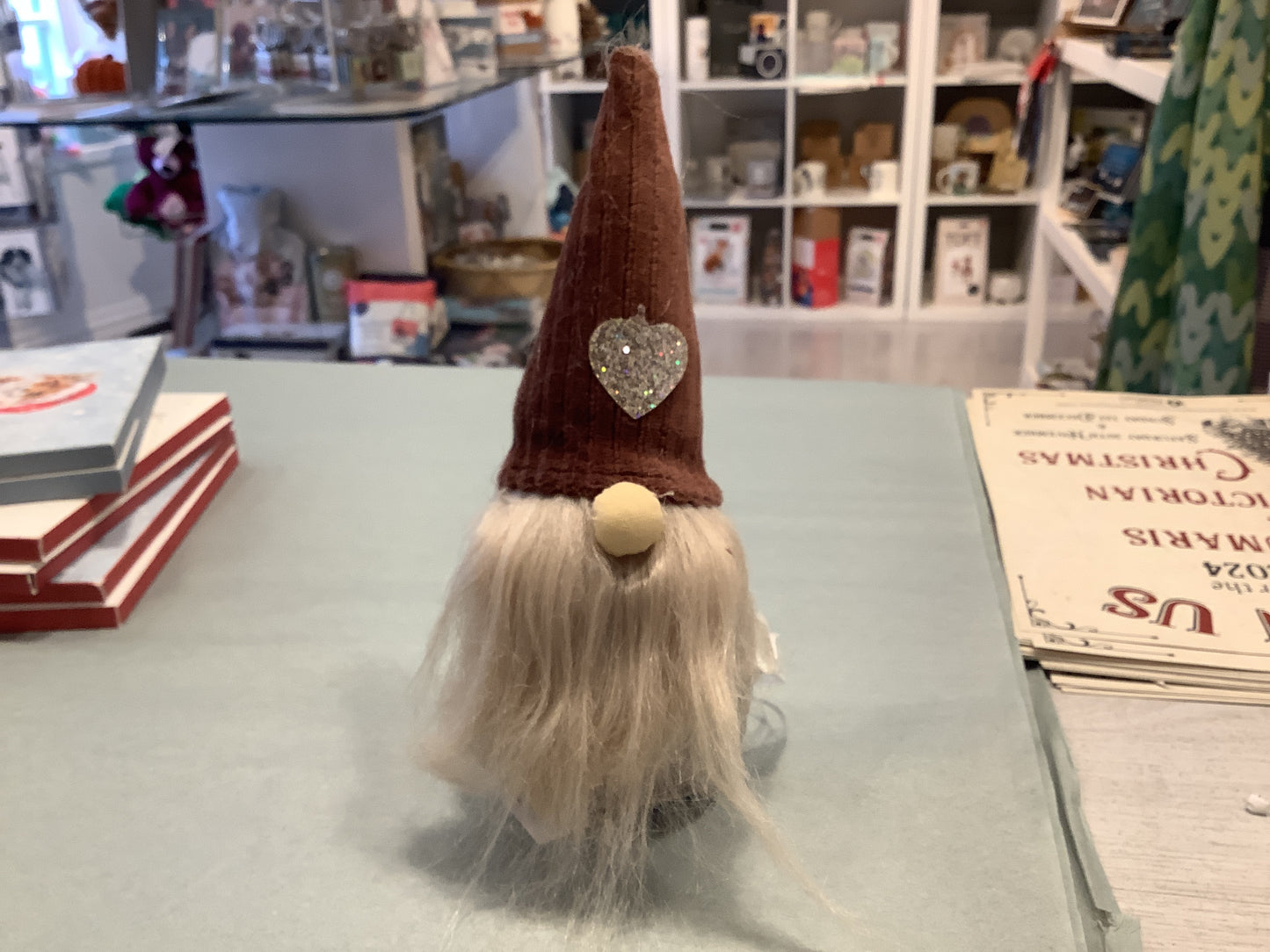 Small Heart Hat Gonk Christmas Decoration