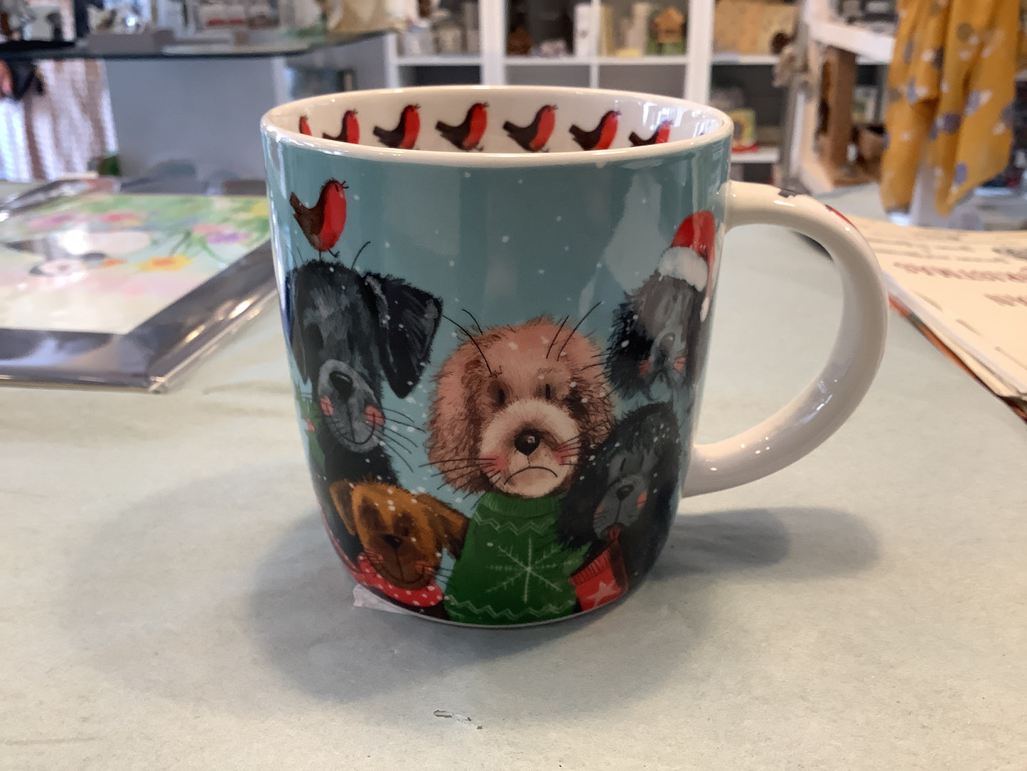 Festive Dogs Mug