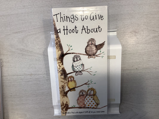 Things to Give a Hoot To Do List