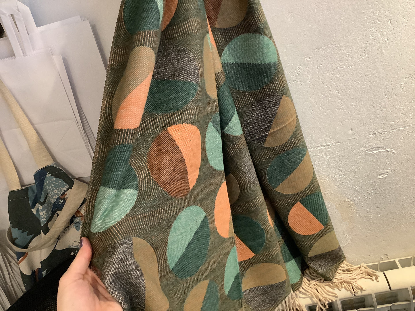 Green Circles Scarf