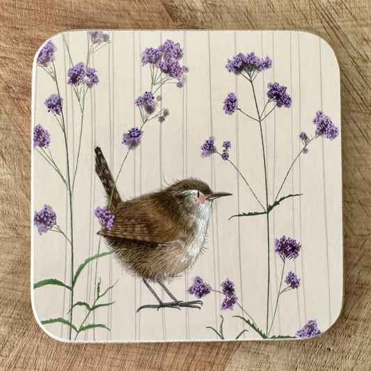 Bee and Verbena Coaster