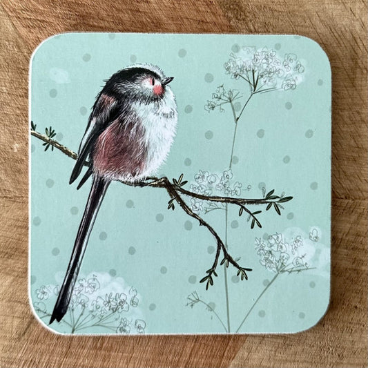 Long Tailed Tit Coaster