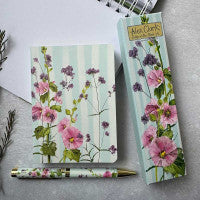 Garden Flowers Soft Backed Blank Notebook