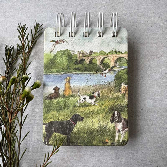 Along the River Small Spiral Notepad