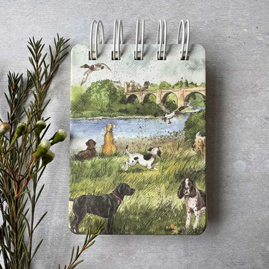 Along the River Small Spiral Notepad