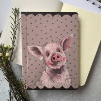 Penelope Pig Soft Backed Blank Notebook