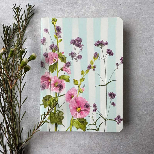 Garden Flowers Soft Backed Blank Notebook