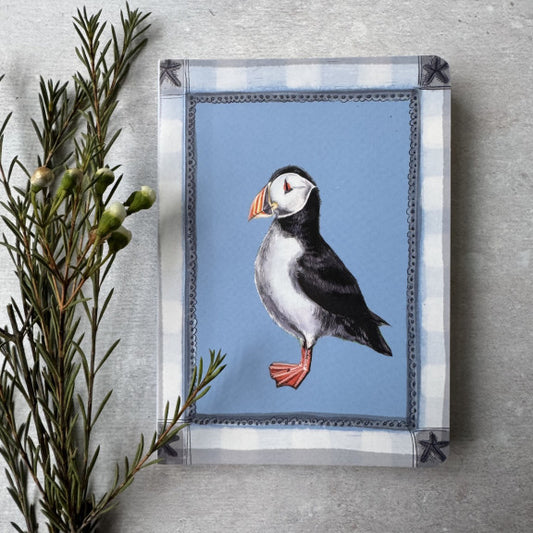 Puffin Soft Backed Blank Notebook