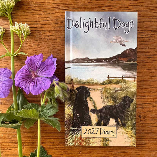 Alex Clark 2027 Pocket Diary - Delightful Dogs