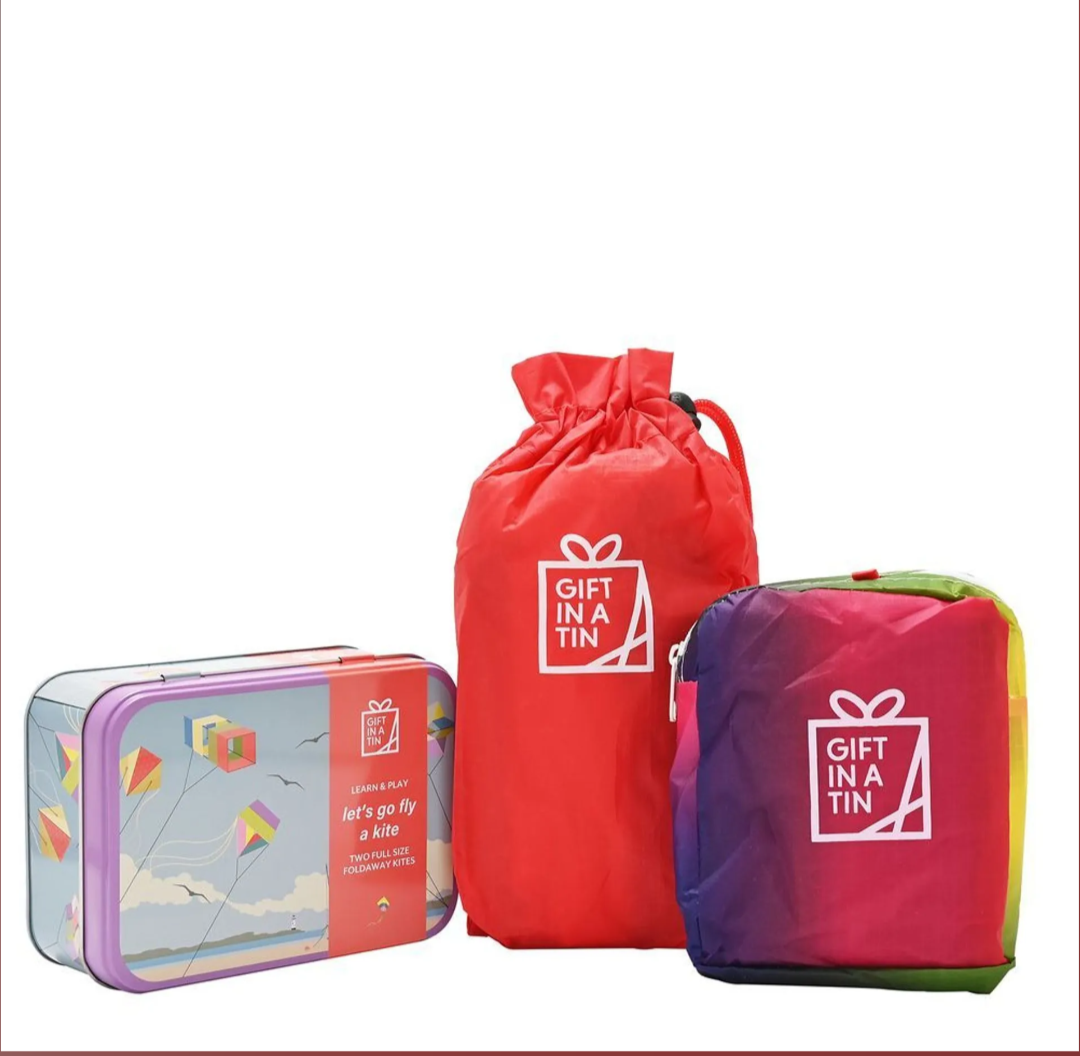 Let's Go Fly a Kite Gift in a Tin by Apples To Pears
