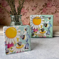Sunny Bees Compact Mirror