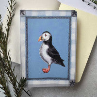 Puffin Soft Backed Blank Notebook